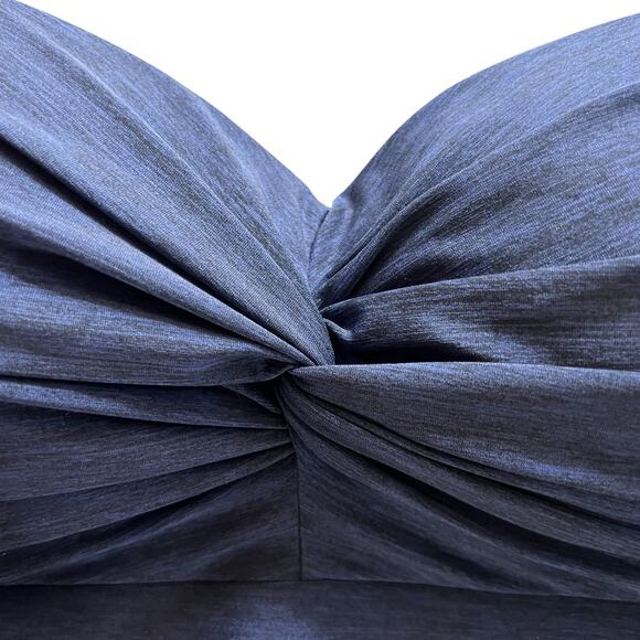 Artesands Navy Blue Melange Botticelli Twist C-DD Cup Bikini Top sz 16 NEW Tags - Picture 5 of 10